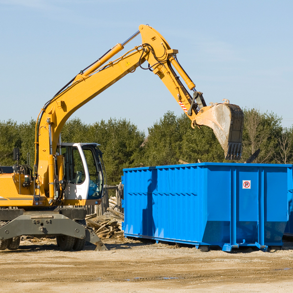 can i choose the location where the residential dumpster will be placed in Minonk Illinois